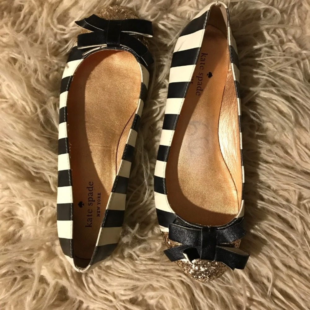Kate Spade Trixie Glitter Flats